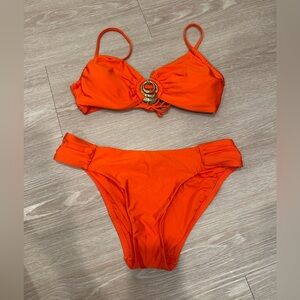 Chic Orange Bikini Set